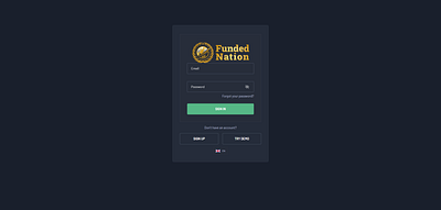 Prop Firm Funded Nation challenges design development figma firm firms graphic design landing page liquidity provider metatrader mt4 mt5 payout prop prop firm tradelocker uiux website design