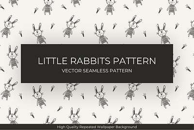 Little Rabbits Seamless Pattern children pattern children wallpaper kids pattern kids wallpaper little rabbits rabbits pattern toddler kids toddler wallpaper