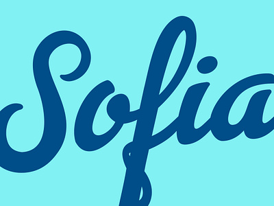 Sofia - Potato Chips - Logo Design brand identity handwritten handwritten logo letter letters logo logo design modern script script logo sofia sofia logo wordmark wordmark logo