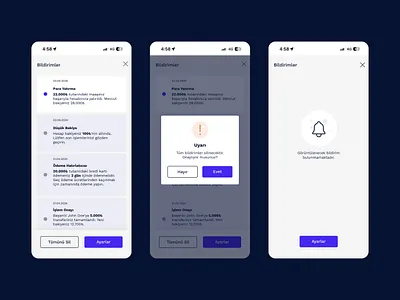 Mobile Banking App Notifications Page Design mobile banking notifications notifications page ui user experience user interface ux
