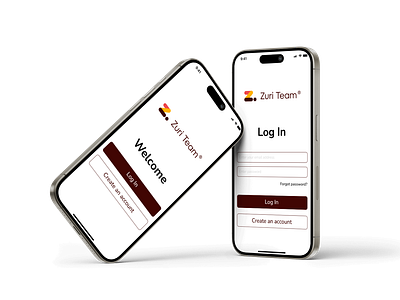 Log in screens for a mobile app app figma mobile design mobileapp signin ui ux