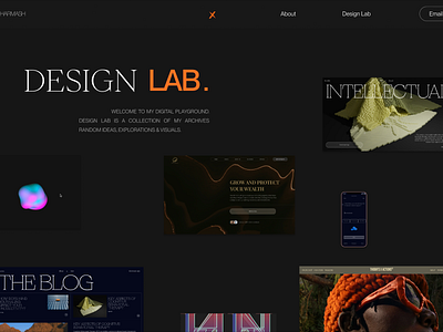 website portfolio/ personal website animation branding design landing logo moncler portfolio ui userexpirience ux web