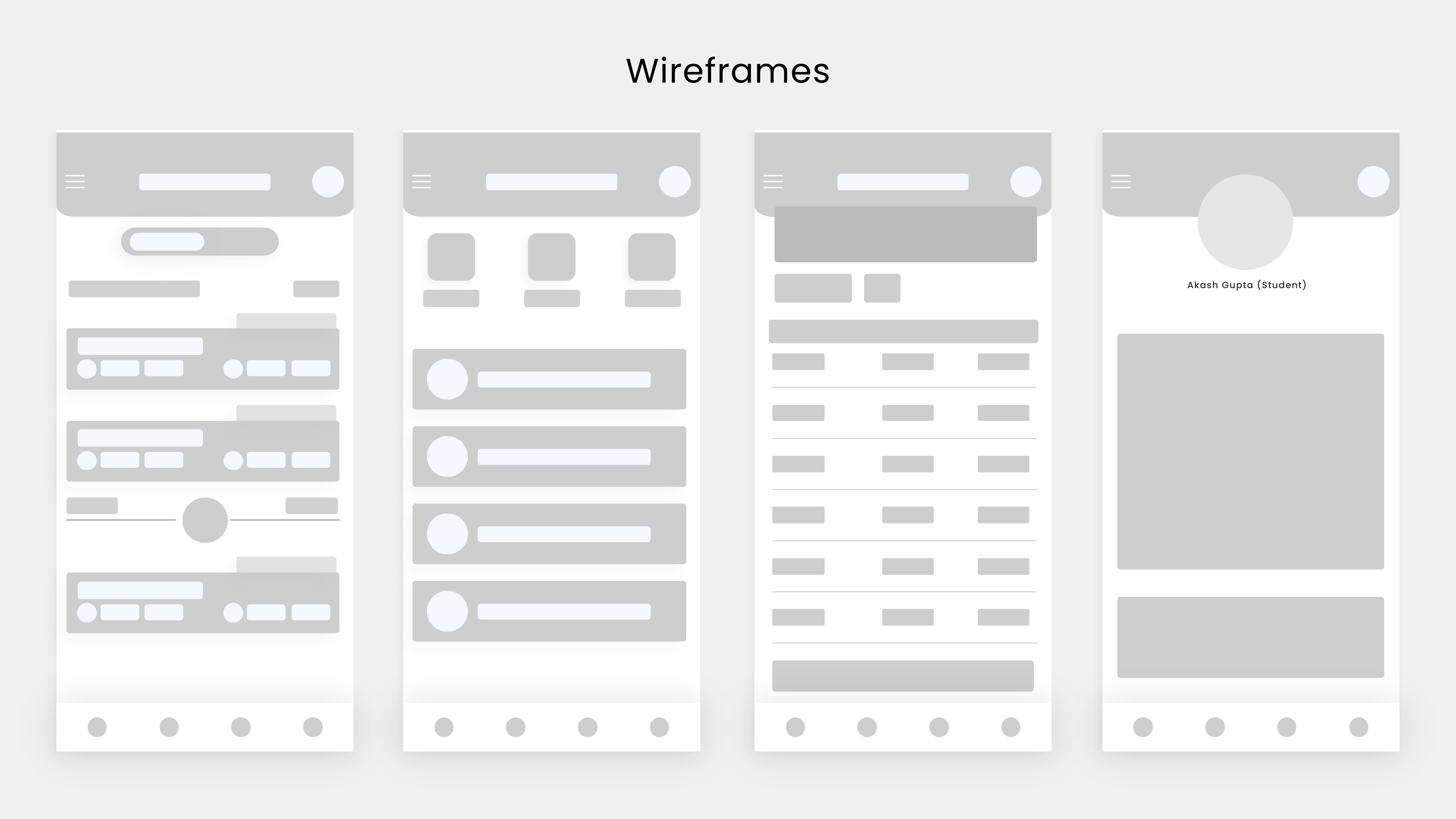 Student Attendance App Concept UI Design by Zeeshan Ansari on Dribbble