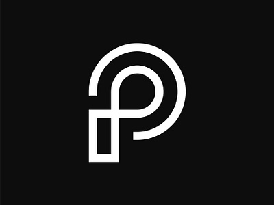 P Logo brand branding design icon identity illustration letter line logo logo design logotype mark minimal minimalist monogram monoline p p logo p mark symbol