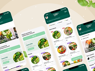 Food Delivery Mobile App android app application branding cafe colorful devivery ios responsive restaurant ui ux