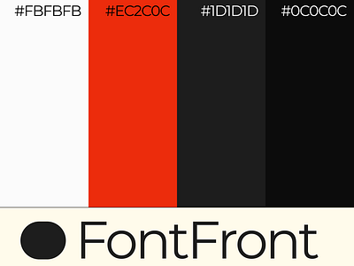 Color Palette for FontFront