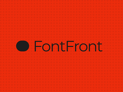 FontFront Final Logo graphic design logo