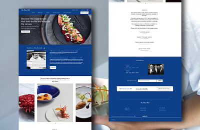 Michelin-starred restaurant branding michelin starred restaurant ui ux design