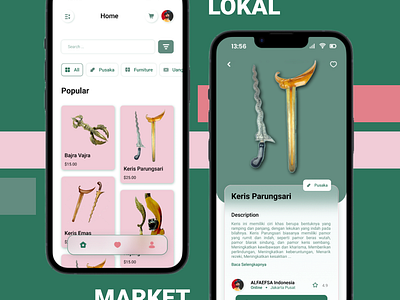 Lokal Market - E Commerce design e commerce mobile ui ux