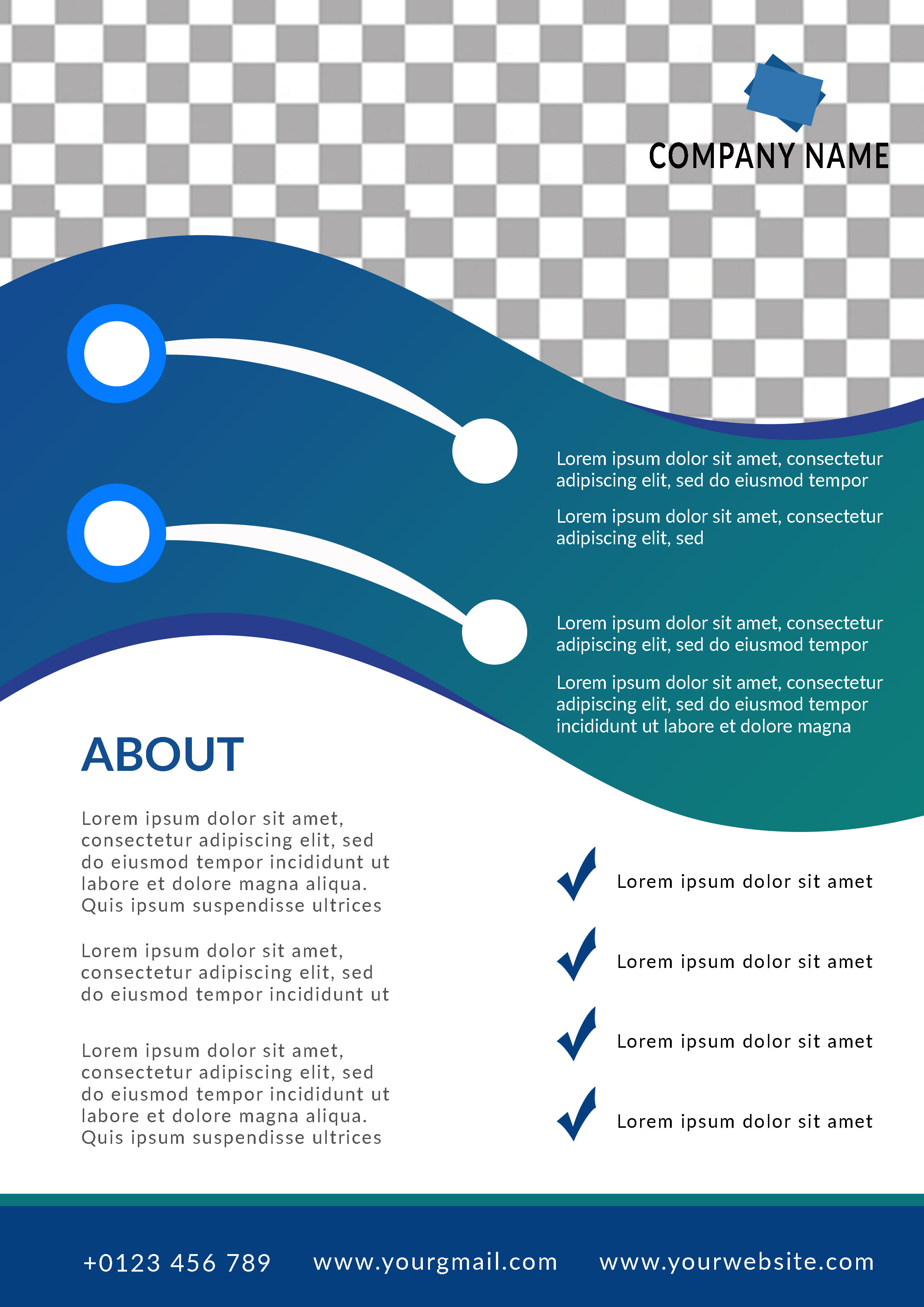 Example of Social Media Post And Web Design