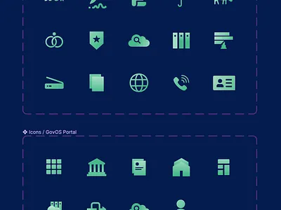 GovOS Icons icon illustrator