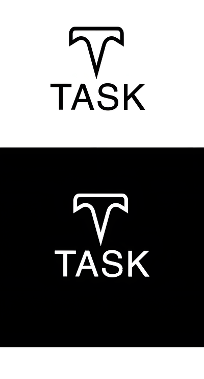 Task abstract branding design graphic design lett lettermark logo wordmark