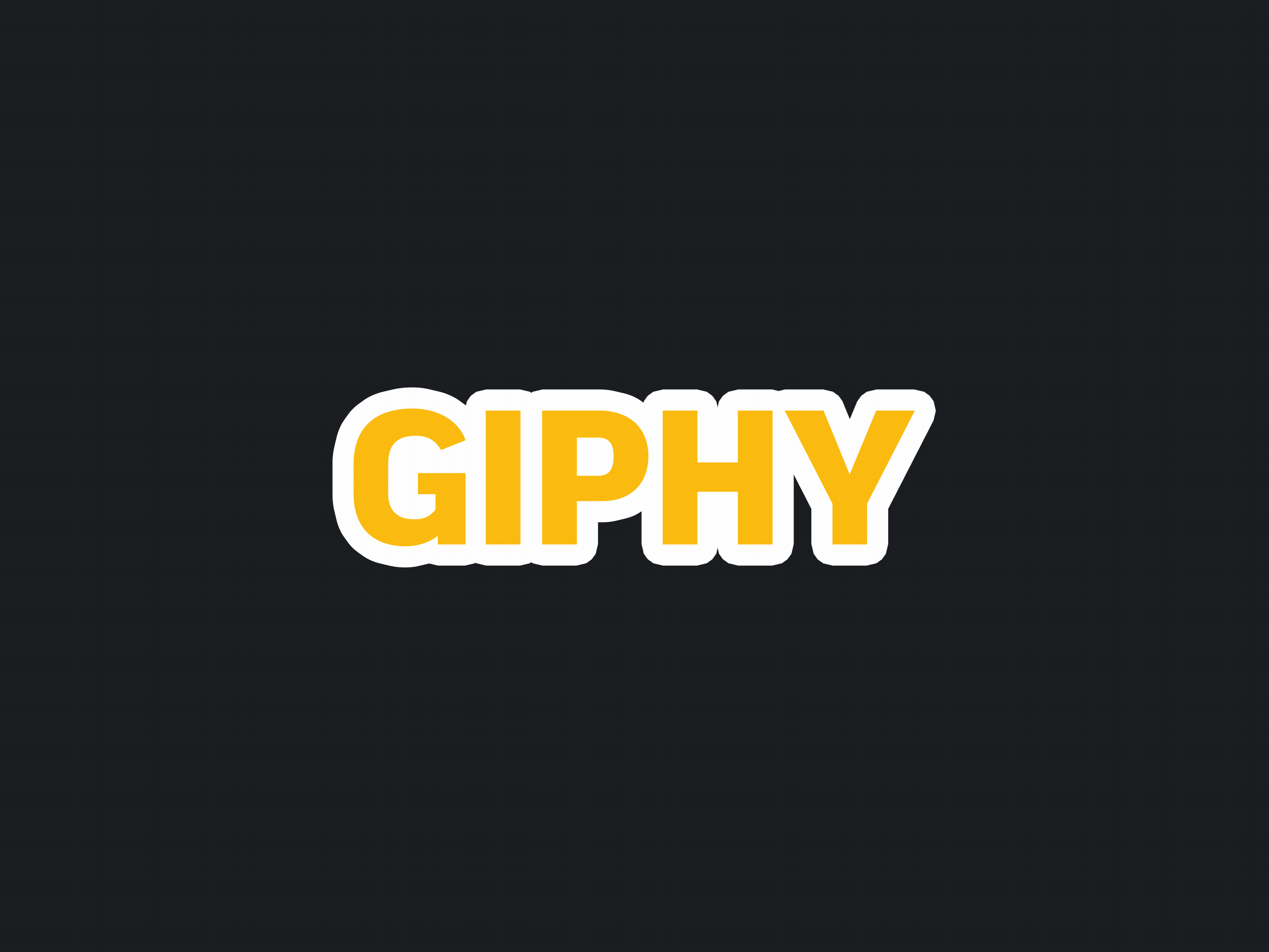 Pixel Park Stickers - GIPHY Rules advertising animation blue brand awareness creative culture design drag fun gif giphy instagram loop marketing memes motion graphics snapchat social media sticker yellow