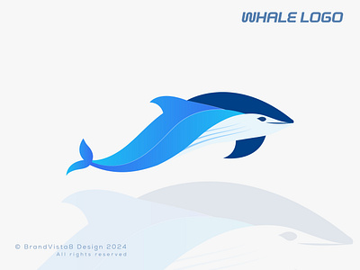 Whale Logo Concept adobeillustrator blue whale brandidentity company logo design existing illustration logo logodesign logodesigner logoideas logos logotype modern logo vector website whale whale logo