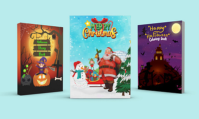 Amazing kid's book cover 3d animation book book cover book design christmas christmas book cover graphic design halloween halloween book cover kids book cover snow snow book cover