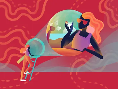 Dream Holiday Illustration branding design digital illustration dream holiday editorial illustration freelance illustrator graphic design holiday illustration travel travel illustration ui illustration visual design