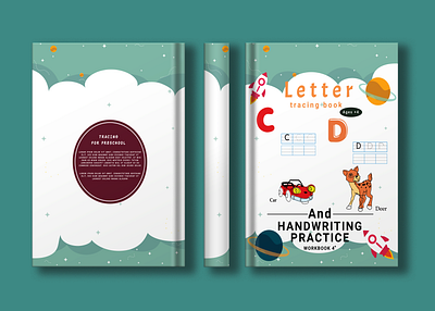 Alphabet Adventures: A Fun Letter Tracing Book for Kids animation book cover design book design book for children book for kids children book cover fun letter tracing book for kids graphic design kids book letter tracing letter tracing book