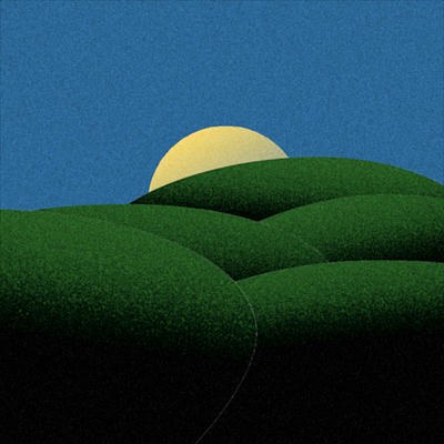 Landscape Animation animation grape illustrations graphic design illustration landscape sun vintage