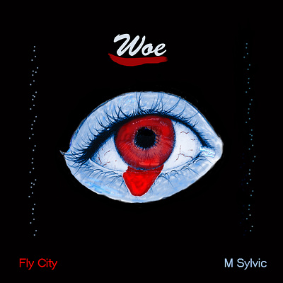 'Woe' cover for M Sylvic (Rap Artist) adobe photoshop cover art design graphic design music music cover rap rap cover