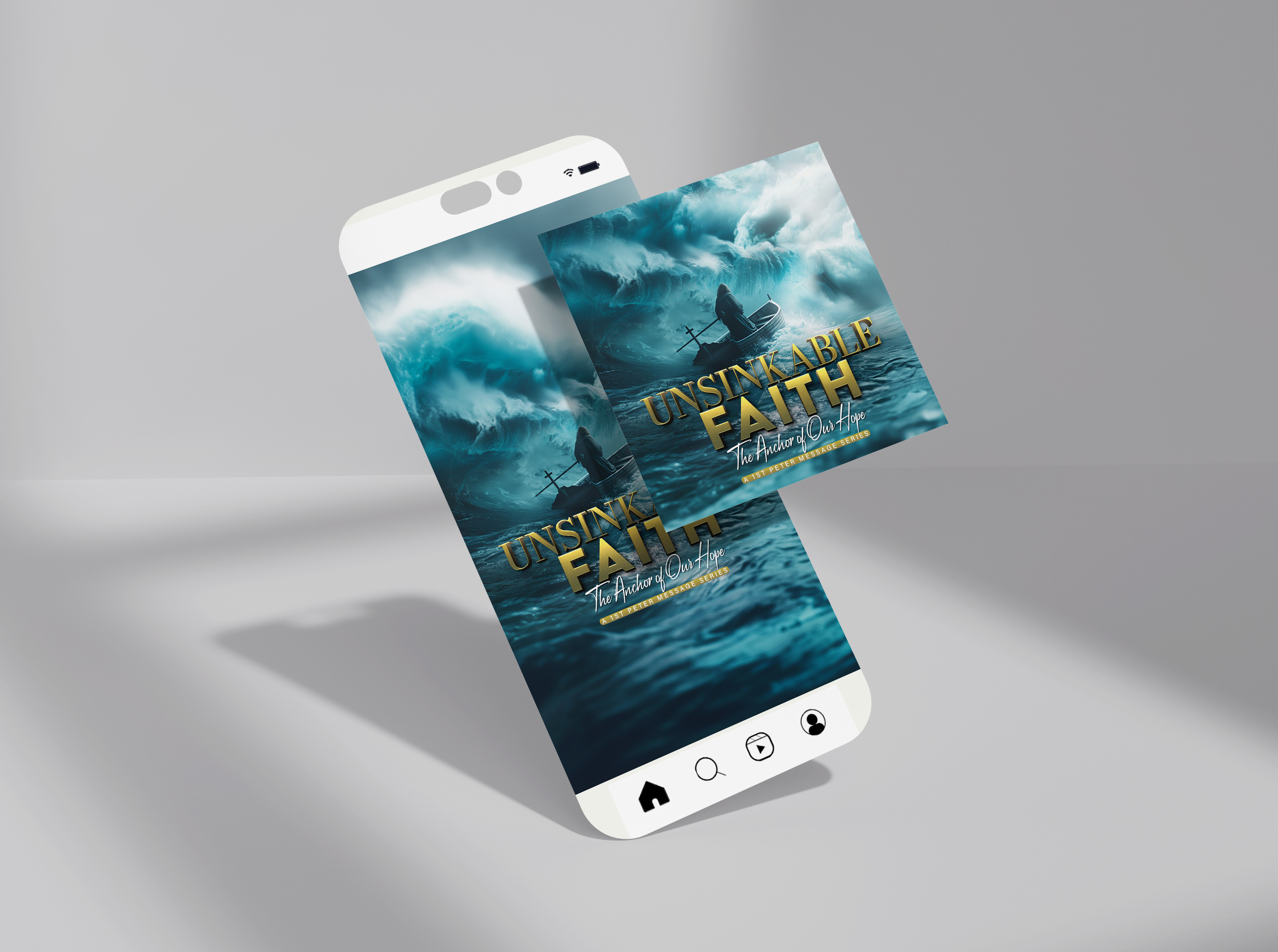 Sermon Bumper | 1 Peter animation branding christian design faith based graphic design illustration motion graphics peter sermon bumper