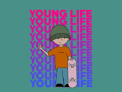 Young Life animation graphic design illustration kids