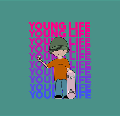 Young Life animation graphic design illustration kids