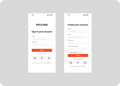 Challenge #001 Prompt: Sign Up #DailyUI #Figma ui