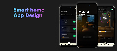 Smart home appliances design graphic design ui ui design uiux ux research