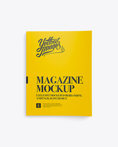 Download PSD Magazine Mockup - Top View (Closed and Opened) mockup kit