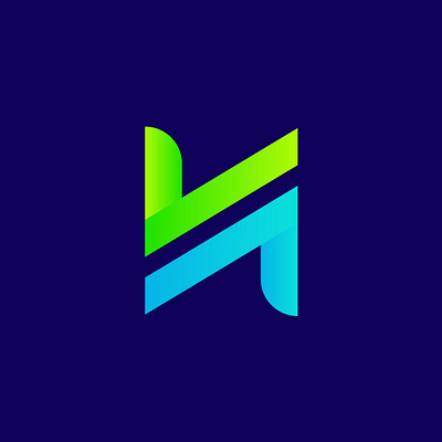 Letter H Logo Mark branding graphic design h lattermark logo h logo logo logo design