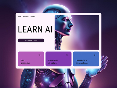 Learn AI web design