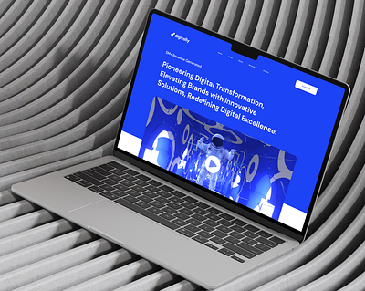 Digitally - Creative Agency Website agency branding design landingpage ui ux
