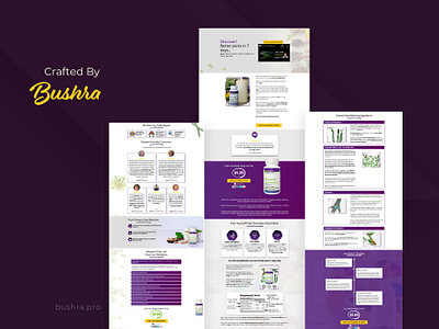 Redesigning Landing Page for a Nutrition Supplement branding clickfunnels elementor ghl graphic design landing page sales funnel ui web design website design wordpress