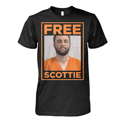 Scottie Scheffler Mugshot Shirt design illustration