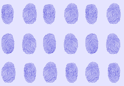Identity Imprints 👤🔍 branding cyber design fingerprint graphic design identity illustration illustrator logo security typography ui ux vector