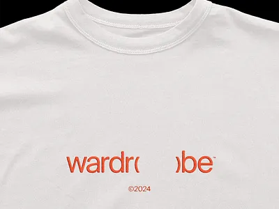 Wardrobe — Tee branding design tee tshirt wardrobe