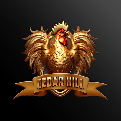 CEDAR HILL (LOGO DESIGN) 3d logo