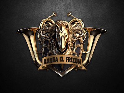 BANDA EL FARIZON (LOGO DESIGN) 3d branding logo