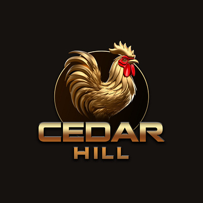 CEDAR HILL (LOGO DESIGN) 3d logo