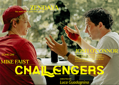 Challengers Movie Poster design graphic design movie poster poster design