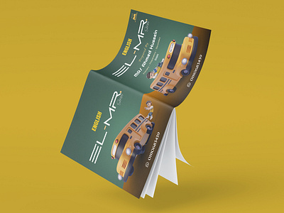 Book Cover For English Teacher - Design. 3d book branding cover creative english graphic design learning students teacher