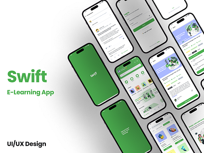 E-Learning Swift mobile design ui ux