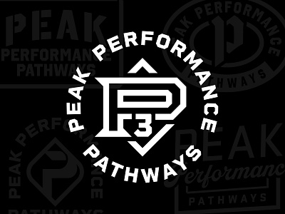 Peak Performance Pathways Logo iowa logo peak peak logo performance sports sports logo team logo training