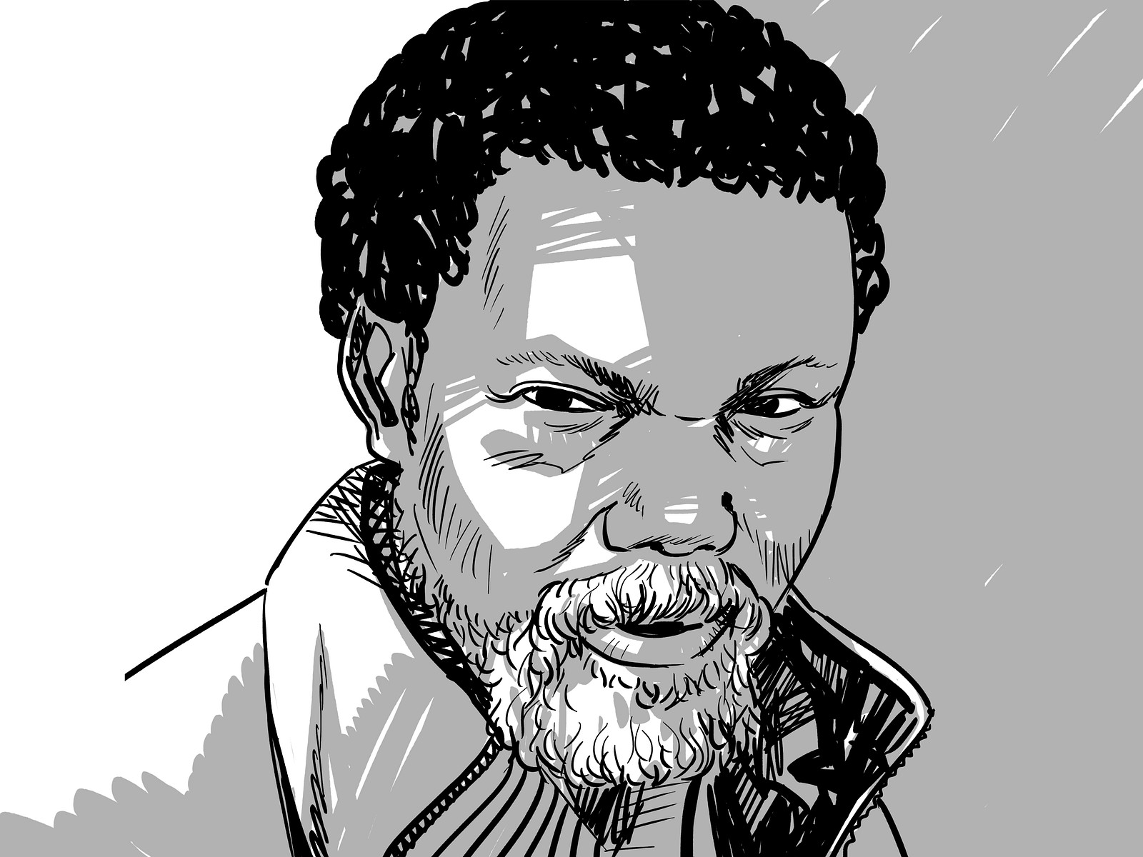 Stranger Portrait By Felix Sintes On Dribbble