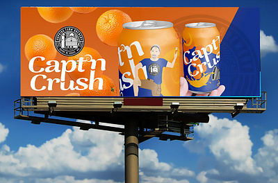 Capt'n Crush Hard Seltzer Can Design for Hopkins Brewery branding design graphic design illustration logo typography vector