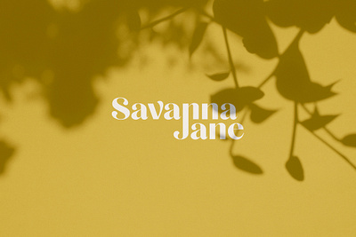 Savanna Jane brand design branding design fashion graphic design logo packaging web design