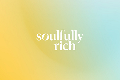 Soulfully Rich brand design brand identity branding instagram logo logo design social media squarespace web design website
