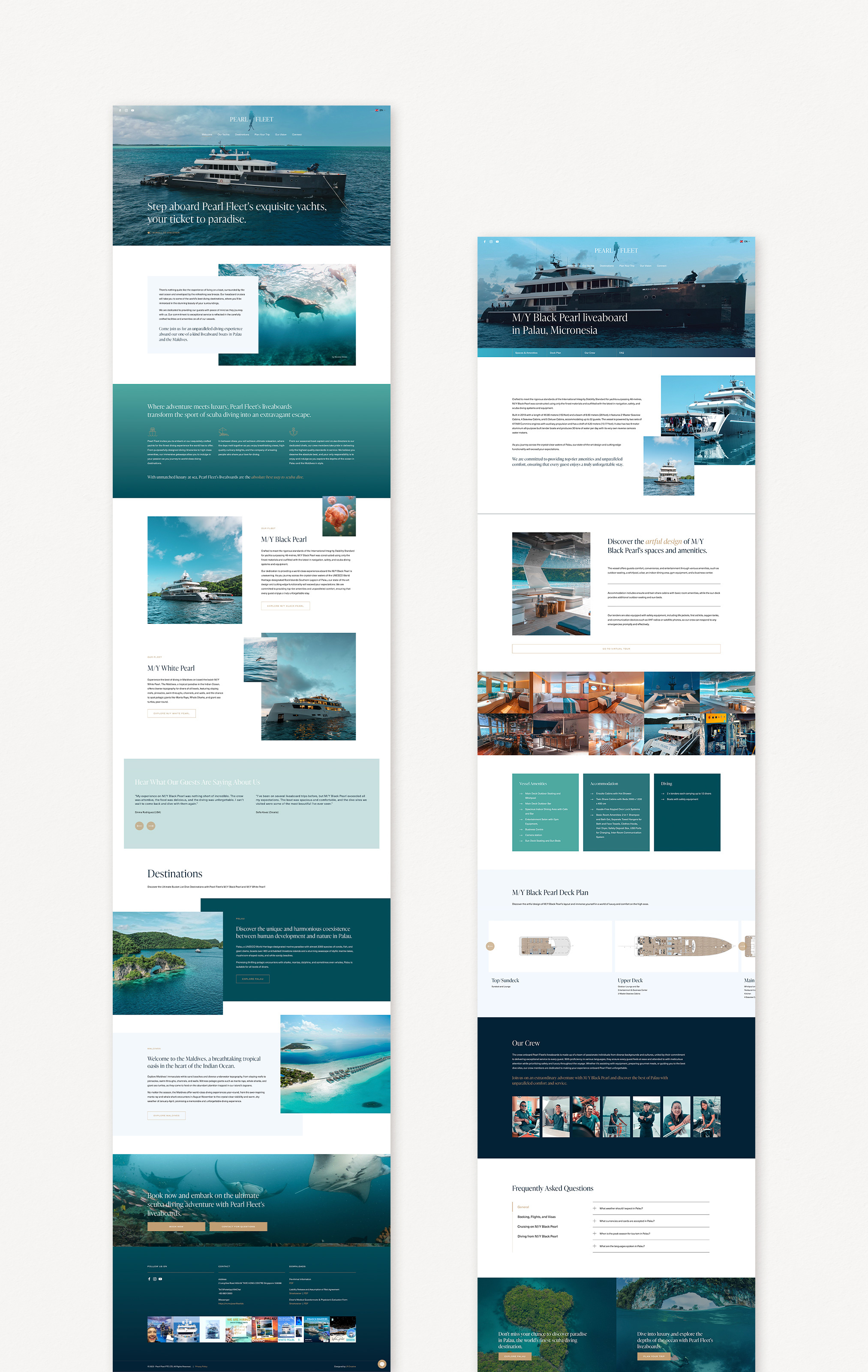 Example of Custom Branded Squarespace Website
