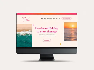 Stark Therapy Group squarespace therapy therapy website web design website