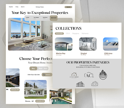 Heritage Homes / Architecture Website Design branding ui ux web design website